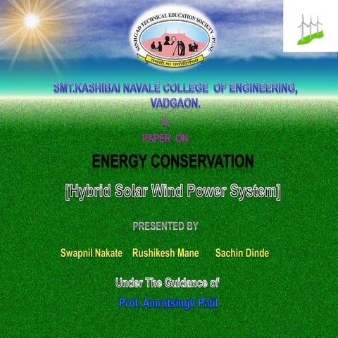 Hybrid Solar-Wind Power System