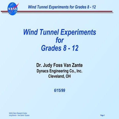 Wind Tunnel Ex