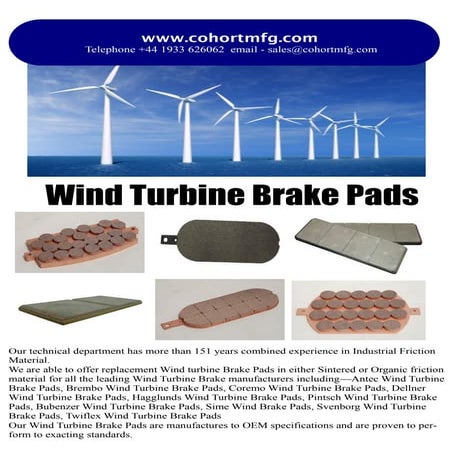 Wind turbine brake pads | PDF