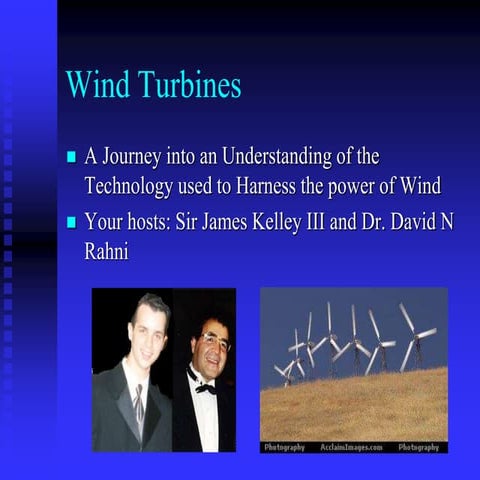 Wind turbines