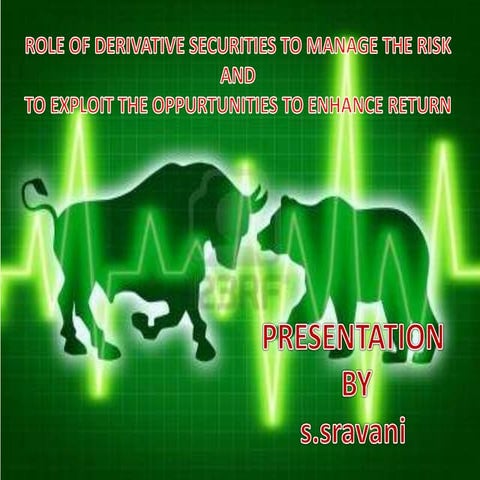 role of derivatives