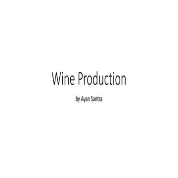Wine Production