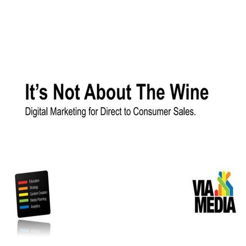Direct to Consumer Wine Marketing Seminar