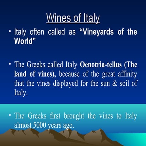 Wine of italy