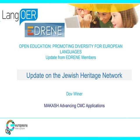 Update on the Jewish Heritage Network