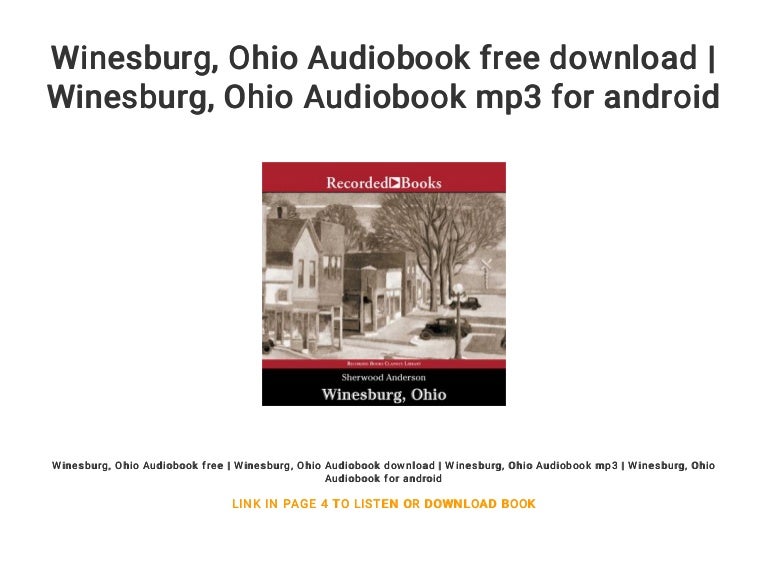 winesburg ohio novel