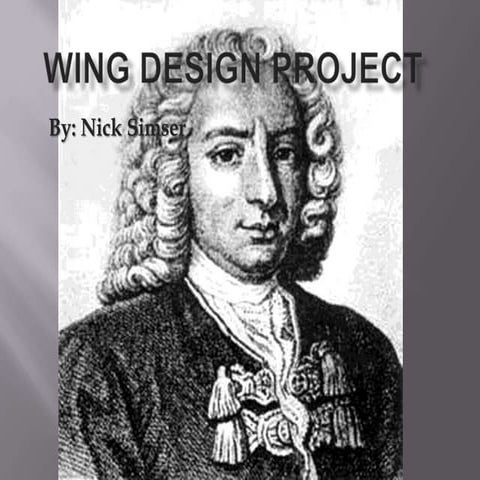 Wing design project