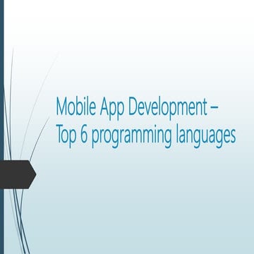 Mobile App Development | PPT