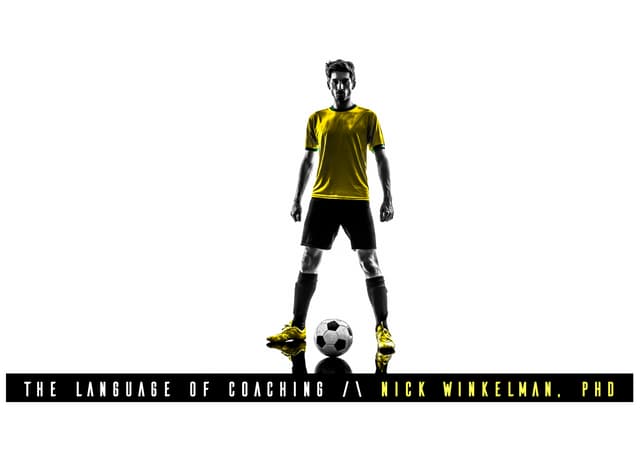 The Language of Coaching - Football (Soccer)