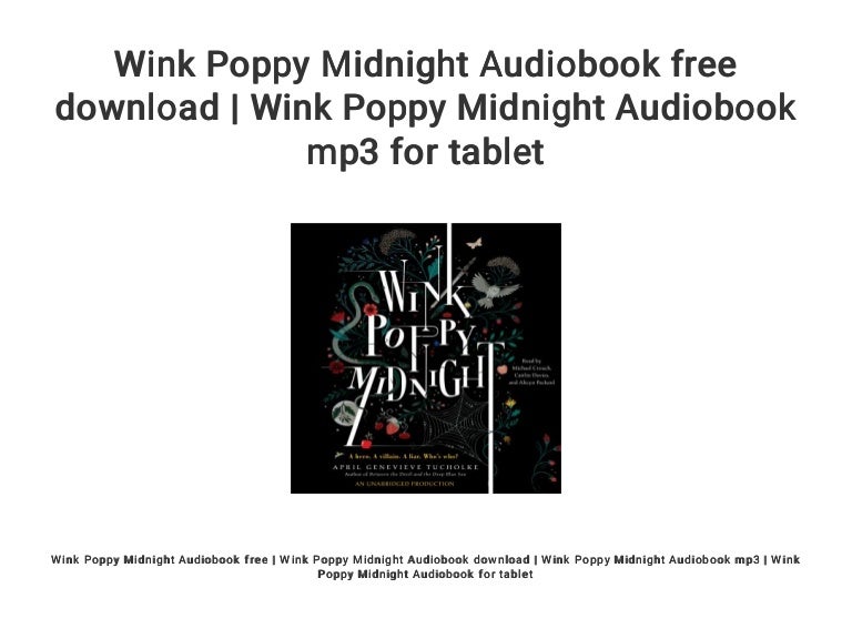wink poppy midnight audiobook
