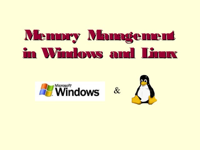 Linux Memory Management