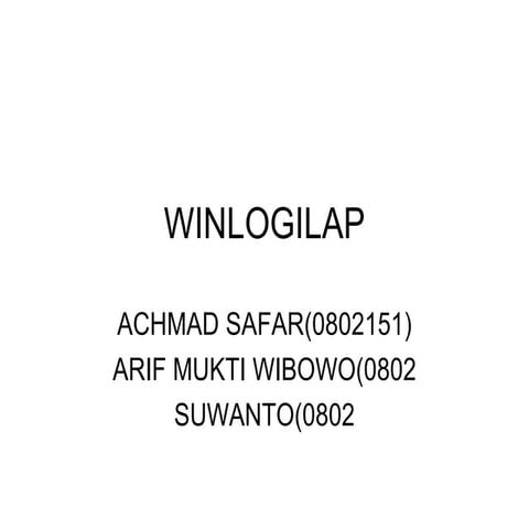 Winlogilap.
