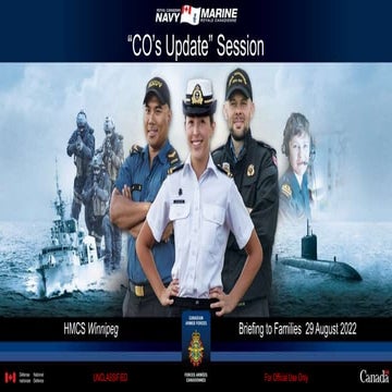 Monthly Information Session for HMCS Vancouver (November 2024) | PPTX