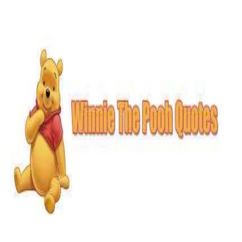 Winnie the pooh quotes