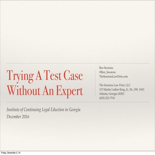 Winning Without An Expert