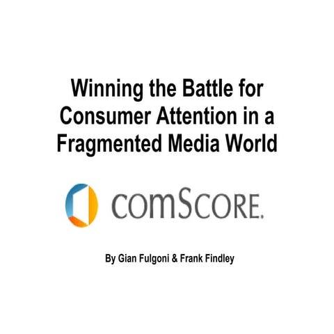 Winning the battle for consumer attention