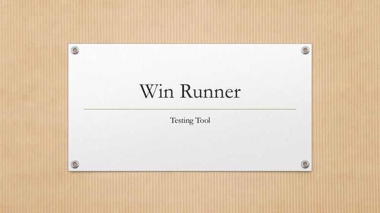 winrunner free software