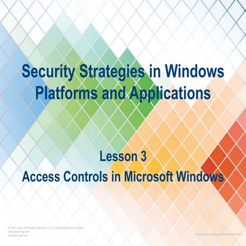 MS Windows Security Strategies - Chapter 4 | PPTX
