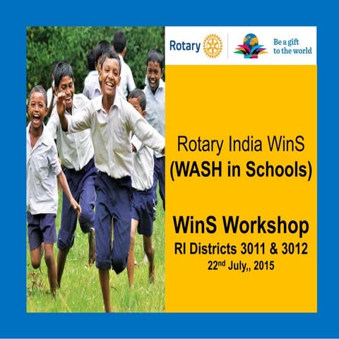 Rotary India WASH in Schools Program