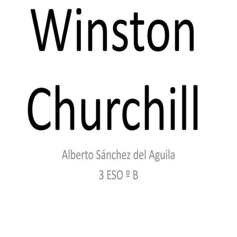 Winston churchill