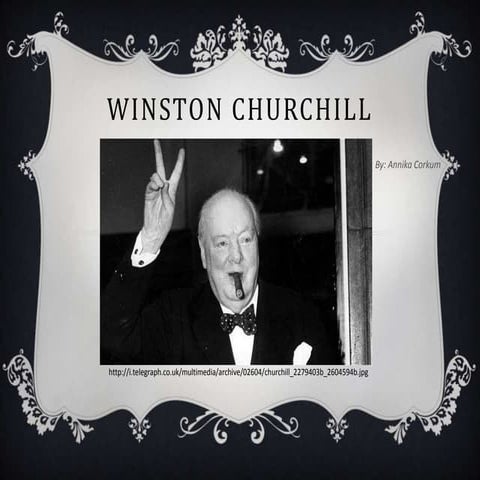 Winston Churchill during WWI