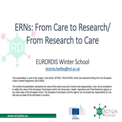 ERNs from care to research / research to care