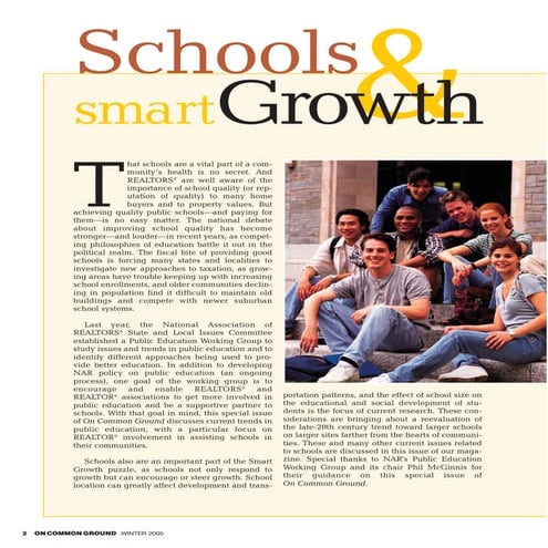 On Common Ground: Winter 2005