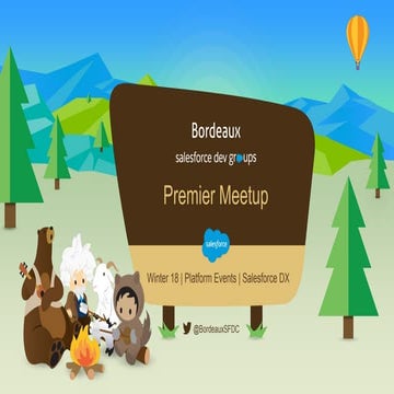 Salesforce Winter'18 - Platform Events - Salesforce DX