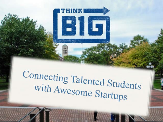 ThinkB1G Startup Showcase