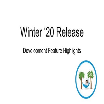 Salesforce Winter 20 interesting developer features