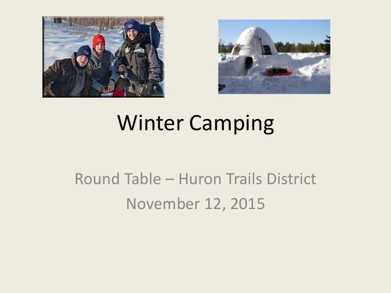Winter Camping Presentation
