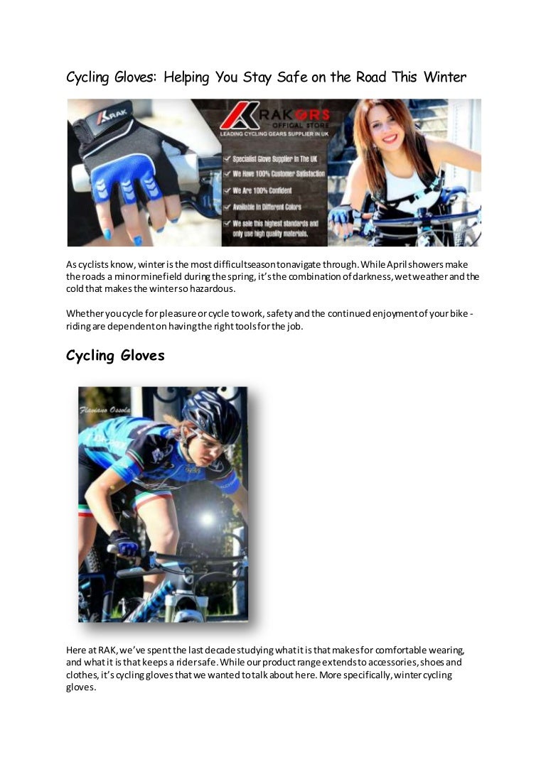 wet weather cycling gloves