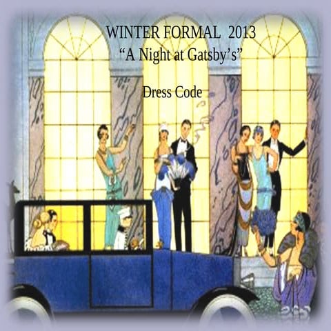 Prom 2013: Dress Code Guidelines | PPT