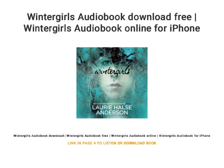 wintergirls goodreads