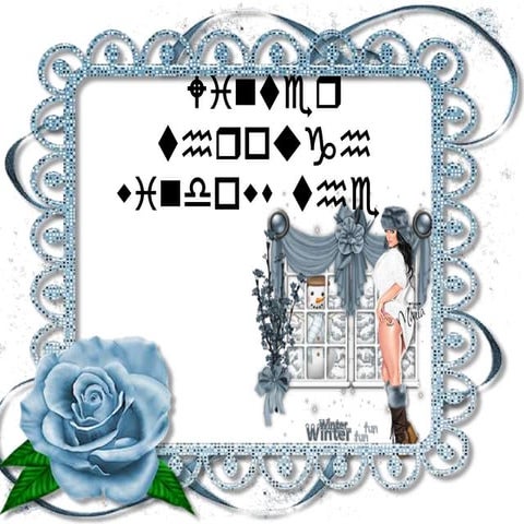 Winter through the windows  