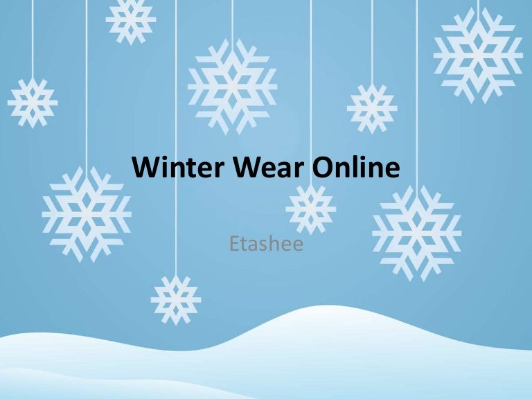 winter wear online shopping