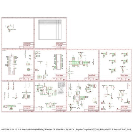 Wio LTE JP Version v1.3b- 4G, Cat.1, Espruino Compatible\202001935, PCBA;Wio ...