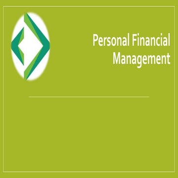 Personal Financial Management through 5nance.com