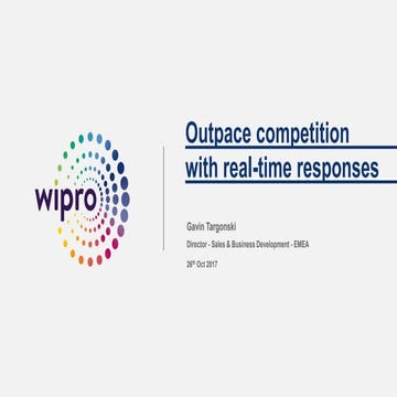 Denodo DataFest 2017: Outpace Your Competition with Real-Time Responses