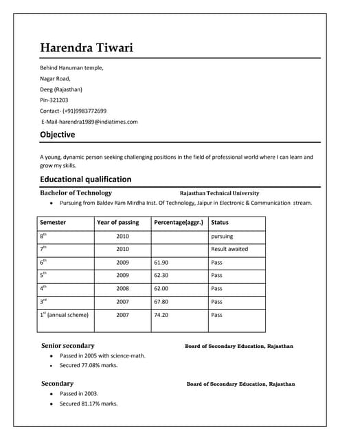 wipro resume