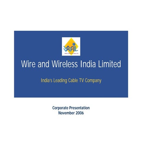 Wire and wireless_india_ltd_nov_2006