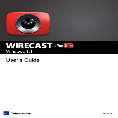 Wirecast for-you tube-user-guide-windows