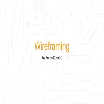 Wireframing