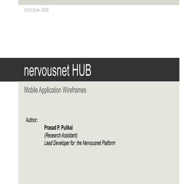 Nervousnet HUB - Mobile App Wireframes - (Build your own Smart City Service) ...