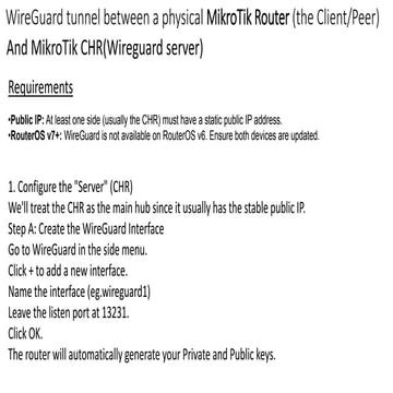 Comprehensive Guide to Setting Up WireGuard VPN Between MikroTik Router ...