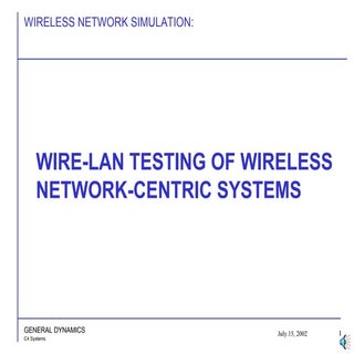 Wire Lan Testing