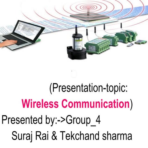 Wireless | PPT | Computer Networking | Computing