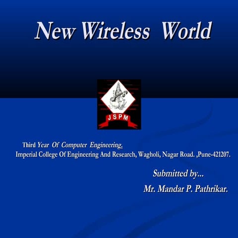 New world of Wireless