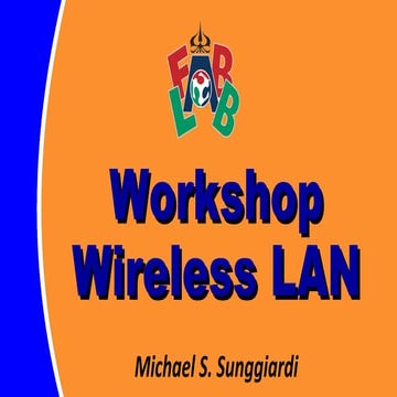 Wireless LAN Workshop | PPT
