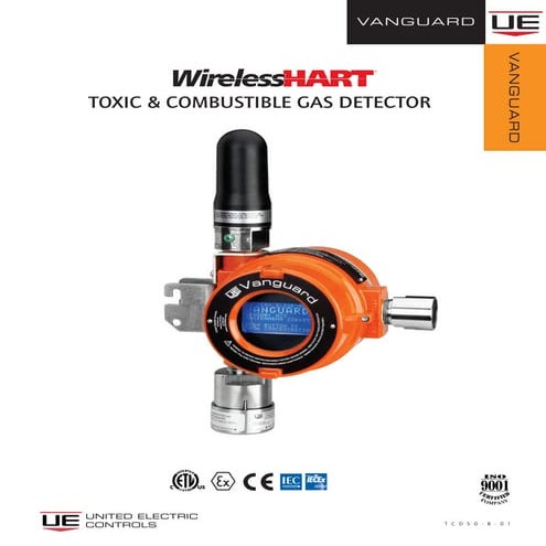 WirelessHART Gas Detector for Toxic and Combustible Gas